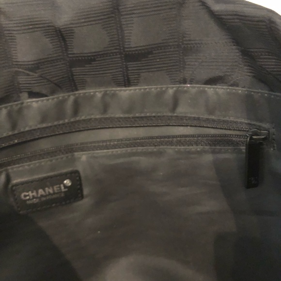 Sold// Monogram  Black Channel Totes - Picture 5 of 8